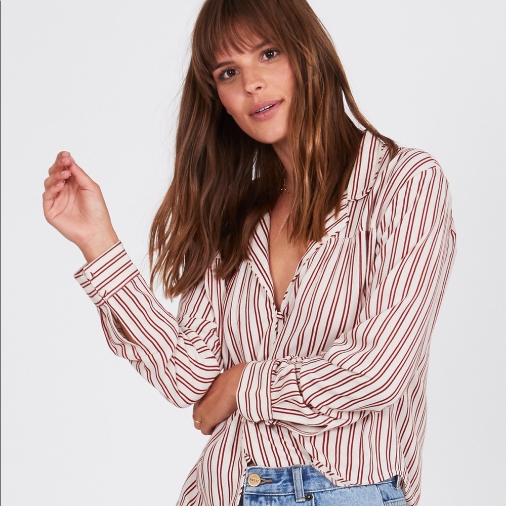 sofia woven top amuse society (s)